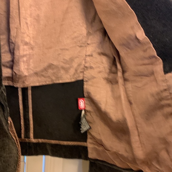 Ecko Red Charcoal Grey Velvet Jacket Blazer - Picture 7 of 10